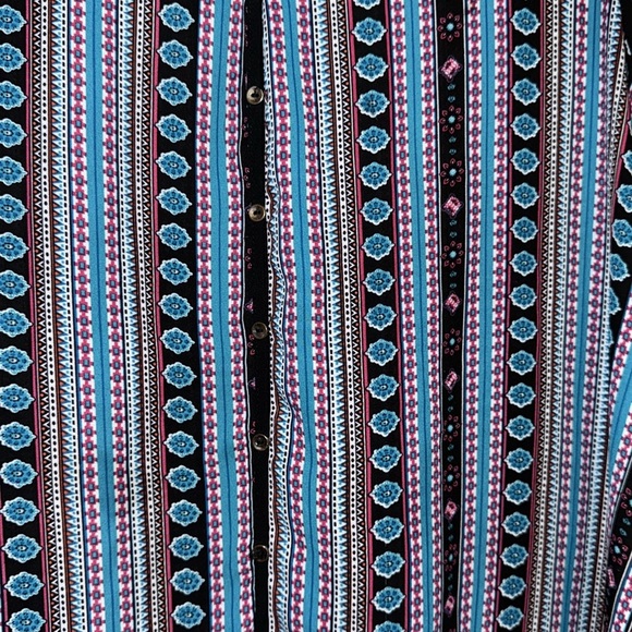 Signature studio Multicolor Sleeveless Top size large new - Picture 5 of 5